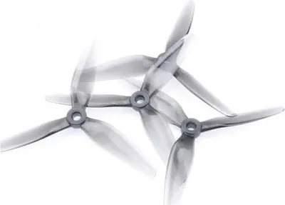 Produktbild von HQProp Ethix S5 3 Blatt Propeller 4 Stück 5 Zoll Light Grey