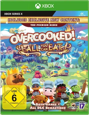 Produktbild von Sold Out Overcooked! All You Can Eat, Xbox Series X, E (Jeder), Physische Medien