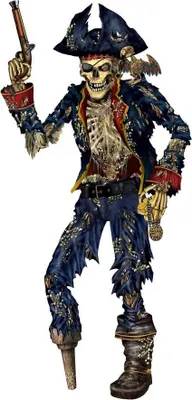 Produktbild von Großes Piratenskelett 2D