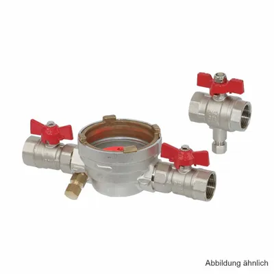 Produktbild von Allmess Einbausatz EAT 1"-DS6-KH-DN20, 230mm inkl. 2 Kugelhähne
