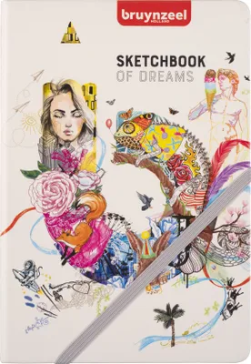 Image de Bruynzeel Creatives carnet de croquis/notes A5, 140 g/m², 80 feuilles