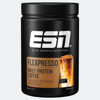 Productafbeelding van ESN Flexpresso Protein 908g - Caramel smaak