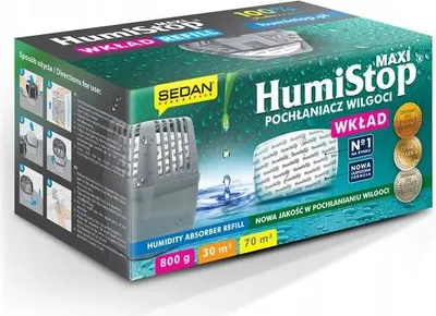 Zdjęcie produktu dla wkład, zapas do pochłaniacza wilgoci HUMISTOP MAXI