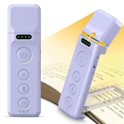 Zdjęcie produktu dla Lampka do czytania LED klips 3 kolory 5 jasności akumulator 90H