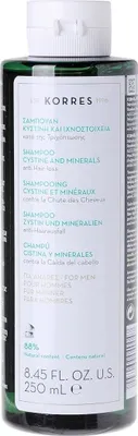 Zdjęcie produktu dla Korres Haircare Cystine Minerals, 250 ml, 250 g, Szampon, Profesjonalny, Unisex, Wypadanie włosów