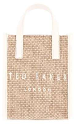 Produktbild von Ted Baker Handtasche Umhängetasche PaulII Faux Raffia Mini Icon Bag Ivory beige