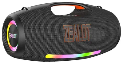 Obrázek produktu pro Přenosný Bluetooth reproduktor - S89 - Voděodolný - Napájený baterií - Stereo zvuk - Bluetooth 5.2 - aptX - Černý