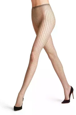 Immagine prodotto di Collant a rete FALKE, motivo a spina di pesce, color sesamo (4390), taglia M