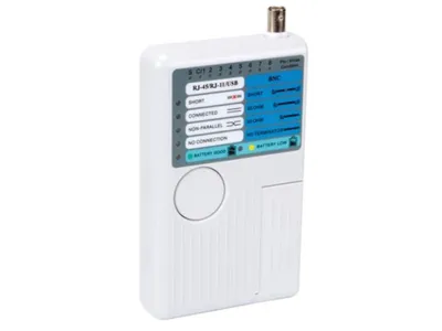 Produktbild von Velleman Netzwerk-Kabeltester für USB-Kabel, RJ45- und RJ11-Netzwerkverbindungen