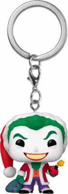 Obrázok produktu pre Funko Pocket Pop! Kluczowy Brelok DC Comics Holiday Joker - Wydanie Limitowane