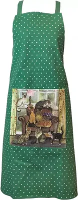Image de Tablier de cuisine AP19 Une maison pleine de chats