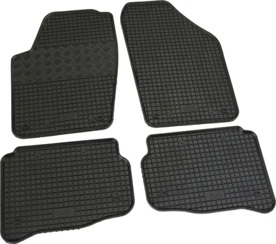 Produktbild von Rigum Gummi Fußmatten Set für Seat Ibiza + Cordoba + VW Polo 9N + VW Fox