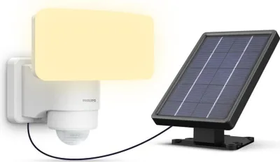 Image de Philips Applique murale solaire Tylus blanc 18,5 x 21 x 17 cm blanc chaud