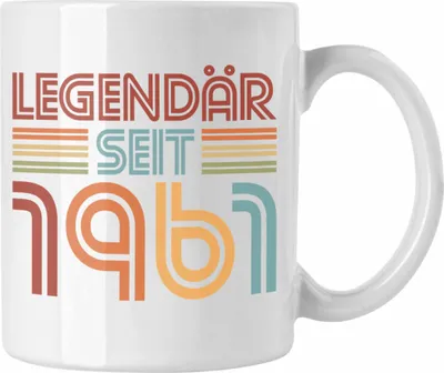 Produktbild von Trendation - 60. Geburtstag Tasse Frau Männer Geschenk 60er Geschenkidee 60 Mutter Vater Mann Frauen Lustig Geschenke Deko (Weiß)