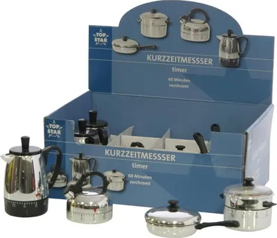 Produktbild von Axentia Kurzzeitmesser verchromt sortierte Motive