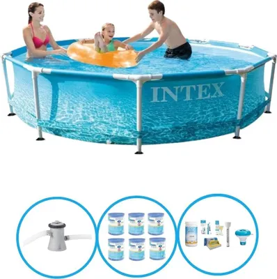 Produktbild von Intex Pool Metal Frame 305x76 cm - Pool-Paket