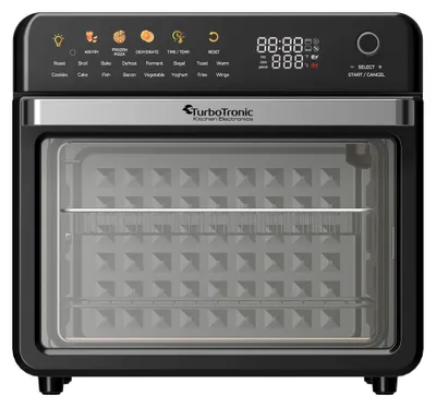 Zdjęcie produktu dla Piekarnik TurboTronic Multi-Smart - AFO330 - Piekarnik z gorącym powietrzem i frytkownica na gorące powietrze 19 w 1 Moc 2100 W 34 l do 0 Czarny