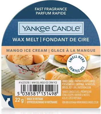 Produktbild von YANKEE CANDLE Kerze - Mango-Eiscreme