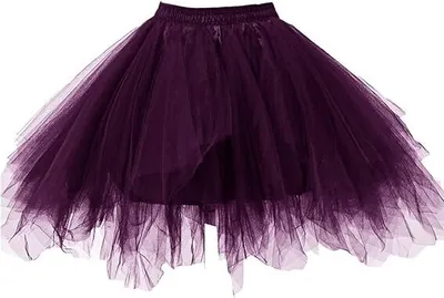 Produktbild von Ein Damen-Tutu Rock im Petticoat-Stil: Kurzer Tüllrock im 50er-Jahre-Look, Ballett-Tanzkleid, Crinoline im Rockabilly-Stil, ideal für Karneval und Partys