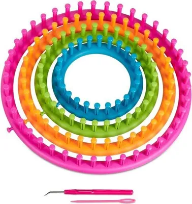Immagine prodotto di set di anelli per maglieria rotondi in 6 parti