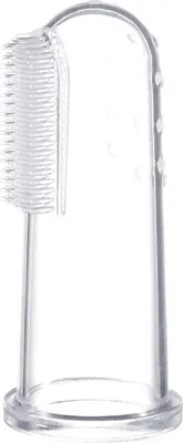 Produktbild von Baby-Fingerzahnbürste, Mundzungenreinigung, Silikon-Daumenschutz für Kleinkinder