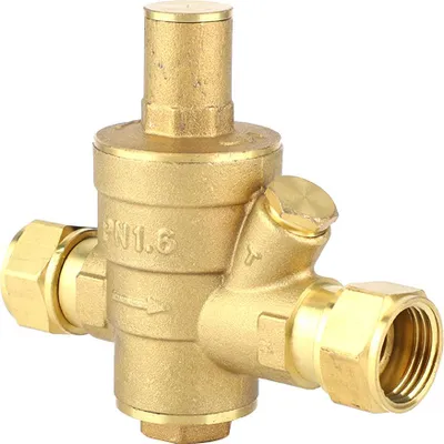 Image de DN15 1/2" Réducteur de pression d'eau réglable en laiton PN1,6