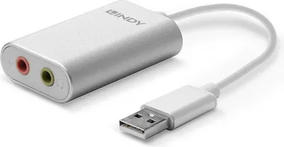 Image de LINDY Audioadapter USB Typ A 3.5mm