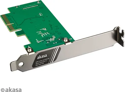 Produktbild von AKASA PCIe-Karte USB 3.2 Gen 2x2 interner Anschluss