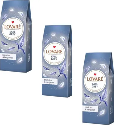 Produktbild von 3 x 80 g Lovare Tee Earl gray