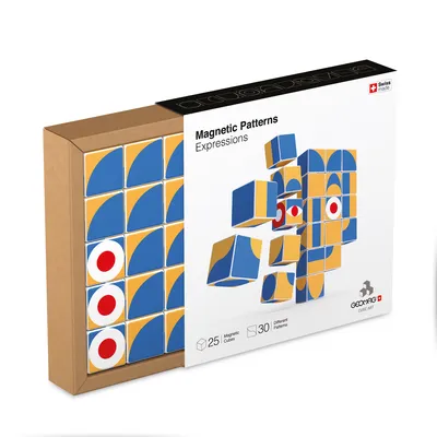 Immagine prodotto di Geomag giocattolo magnetico per costruzioni Magicube Art Pattern 25 pezzi
