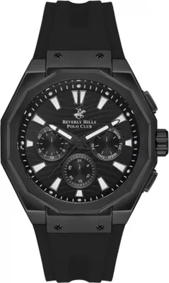 Produktbild von Herrenuhr BEVERLY HILLS BP3557X.651 in Schwarz, Fashion, als Geschenk.