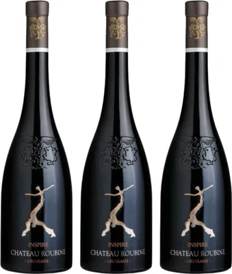 Image de 3 Château Roubine Cuvée Inspire Rouge 2022 Organic - AOP C™tes de Provence Cru classŽ Ð 3x75cL