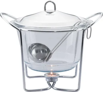 Produktbild von Kinghoff Wärmebeständige Schüssel KH-1413 4,1L Transparent Glas