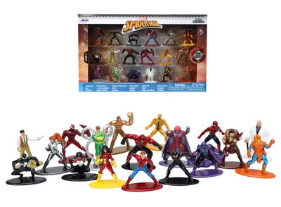 Produktbild von Jada Toys Marvel Nano Metalfigs Diecast Minifiguren 18-er Pack Wave 8 4 cm