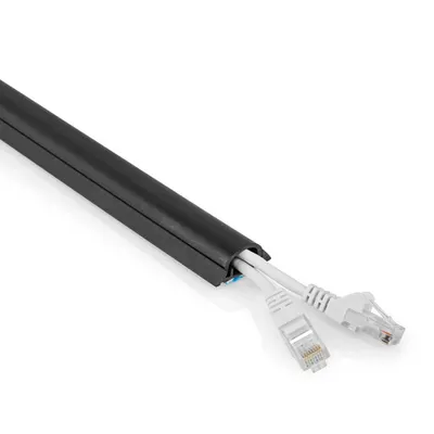 Produktbild von Nedis CMDT3312BK1500, Kabelkanal, Flur, Polyvinylchlorid (PVC), Schwarz