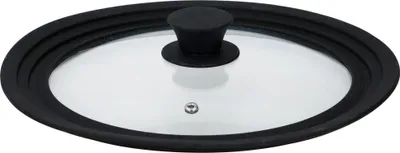 Produktbild von víko z dlaždic 28 cm sklo/silikon transparentní/černé