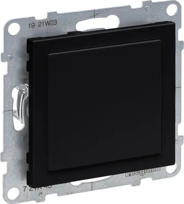 Zdjęcie produktu dla Legrand BLANKING PLATE WITH MOSAIC ADAPTOR BLACK