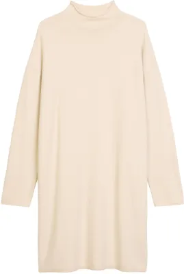 Productafbeelding van Marc O'Polo dames tricotjurk, korte mouwen, relaxed fit
