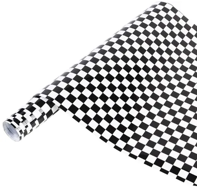HTV Vinyl Rolle Schachbrettmuster 30,5 cm x 2,54 m
