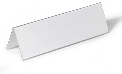 Image de DURABLE Porte-noms de table 105/210x297 mm, 25 pc, Transparent, 805319