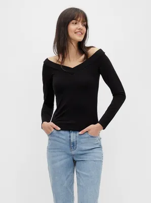 Zdjęcie produktu dla Damska koszulka PCMALIVA Stretch Fit 17103018 Czarny, S