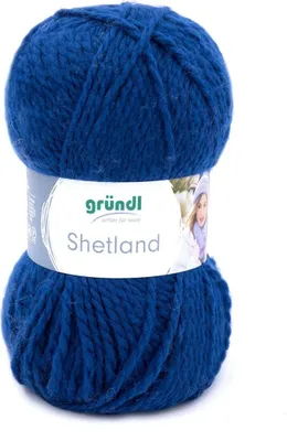 Produktbild von Gründl Shetland,Mützen u. Schalwolle 100g/170m,80% Polyacryl/20% Wolle tinte (12)