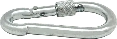 Produktbild von Feuerwehrkarabiner mit Schloss, Msq02, Verzinkter Stahl, 8 x 80 mm