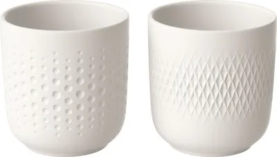 Produktbild von Villeroy & Boch Manufacture Collier blanc Becher Set 2tlg. 0,29l