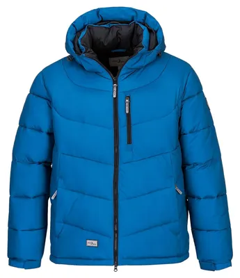 Produktbild von Blue Wave Herren Steppjacke Jesper - Jacke gesteppt mit abhnehmbarer Kapuze in Royalblau Größe XL