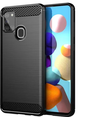 Immagine prodotto di Cadorabo custodia per Samsung Galaxy A21s in TPU nero protettivo custodia cover telefono cellulare