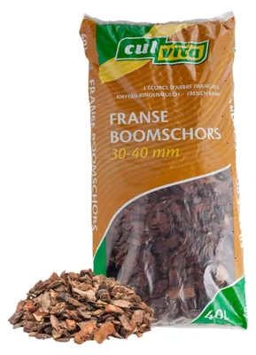 Productafbeelding van Boomschors - Bodembedekker - Decoratieve schors 30-40 mm - 40 liter - Mulch
