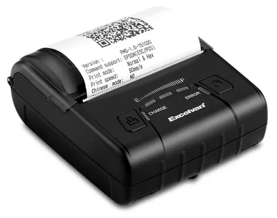 Thermischer Bon-Drucker, 80 mm, 90 mm/s, Bluetooth, USB, schwarz