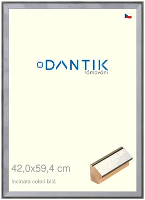 Obrázok produktu pre DANTIK rám 42x59,4 | INCLINATA farba biela (Plexi Clear)