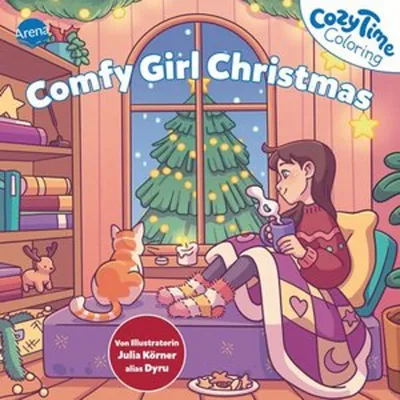 Image de Coloriage : Moments de détente. Noël confortable pour les filles